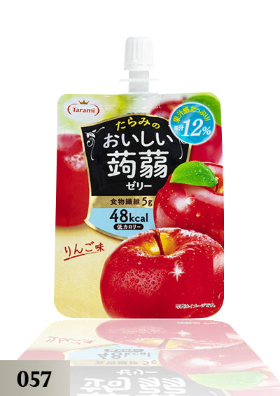 Oishii Konjac Jelly Apple Flavor ( 057 ) ဂျပန်ဂျယ်လီ