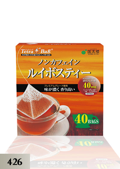 Rooibos Tea Tetra Bag 40 Bags ကဖိန်းဓာတ်ကင်းစင်သော ဂျပန် Tea (426)
