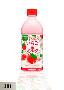 SANGARIA MAROYAKA STRAWBERRY & MILK 500ML ***save 3000ks***(381)ချိုချဥ်အရသာရှိသော စတော်ဘယ်ရီနို့ဖျော်ရည်