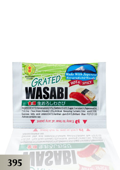 Grated Wasabi 10pcs (ဆူရှီ ၊ ရေညှိထမင်းလိပ်တို့ဖြင့်တို့စားရသောဝါဆာဘိ  အနှစ် 10 ခုပါ တခါသုံးအထုပ် ) 395
