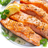 Salmon Fillet Piece 200g ဆဲလ်မွန်ငါး Frozen Food ( 418 )အသင့်စားသုံးနိုင်သော ဆဲလ်မွန်ငါးဖြစ်ပါသည် ။ပါးပါးလှီး ဂျပန် Shoyu ဖြင့်တို့စား၍လည်းရပါသည်